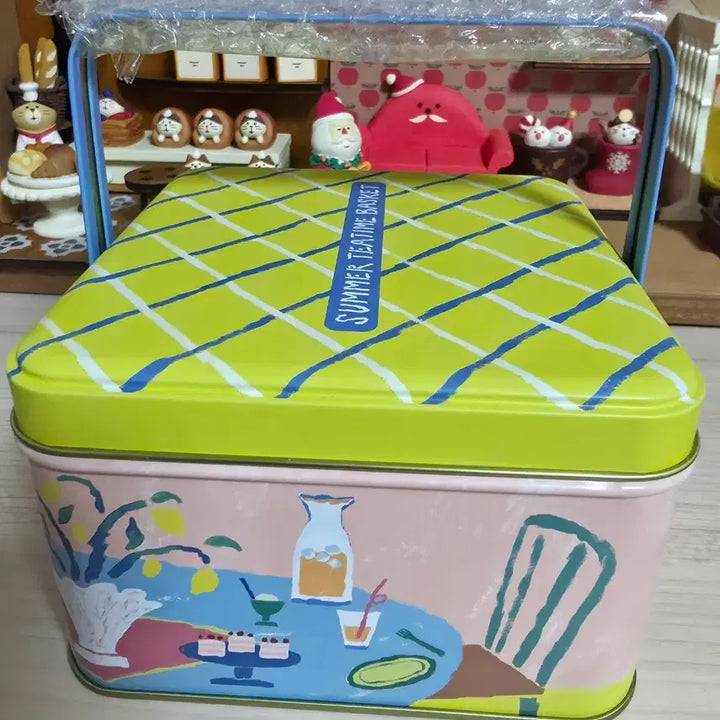 [BUNJANG] Afternoon Tea Time Basket Tin Case / 일본  애프터눈티 티타임 바스켓 틴케이스 (2026)