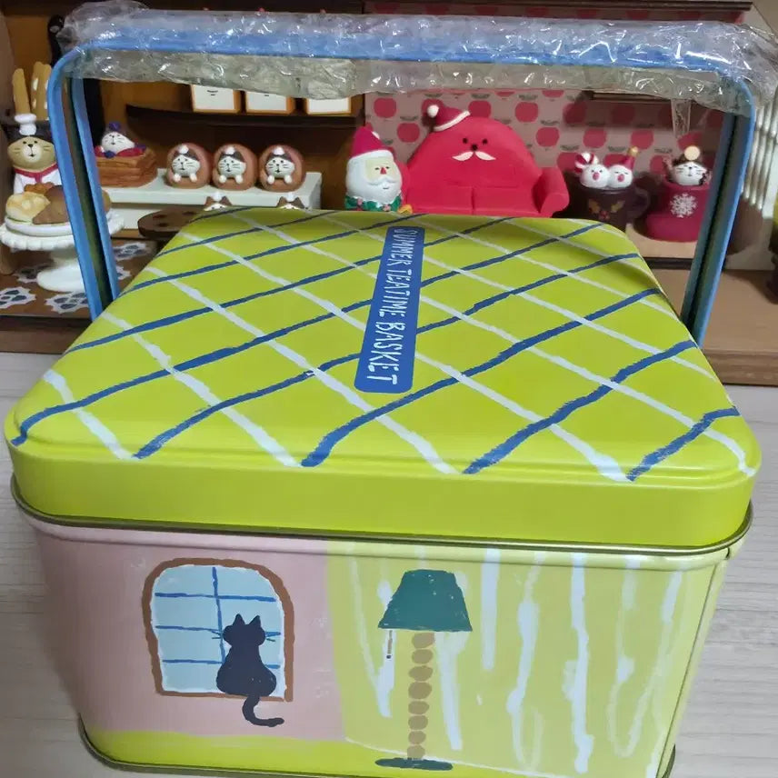 [BUNJANG] Afternoon Tea Time Basket Tin Case / 일본  애프터눈티 티타임 바스켓 틴케이스 (2026)