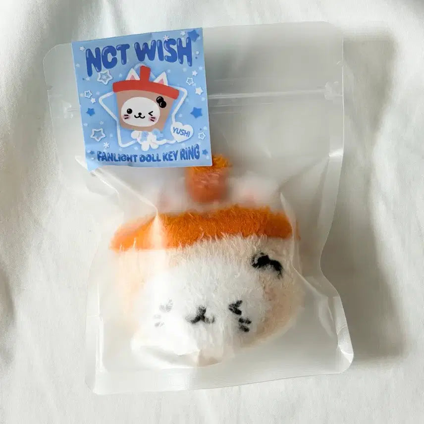 [BUNJANG] NCT Wish Yuushi Face Keychain Doll Mini Doll Bubble Nyan Lightstick / 미개봉 새상품) 유우시 팬라이트 돌 키링 얼굴키링 위시돌 인형 nctwish응원봉미니돌버블냥