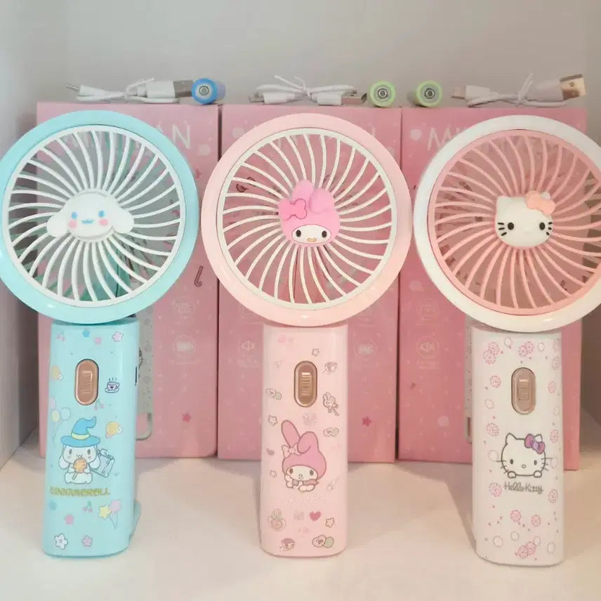 [BUNJANG] Hello Kitty Portable Mini Fan (New) / 헬로키티 휴대용 선풍기 새상품