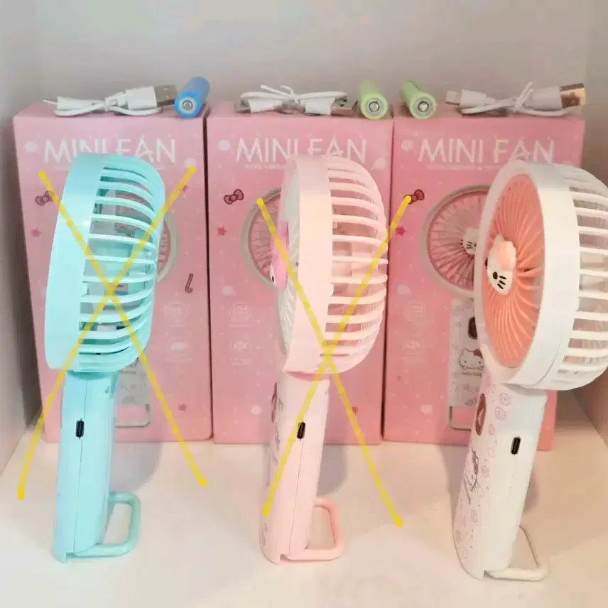 [BUNJANG] Hello Kitty Portable Mini Fan (New) / 헬로키티 휴대용 선풍기 새상품