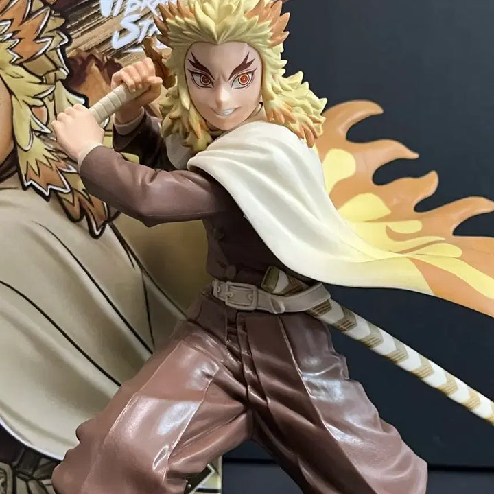 [BUNJANG] Demon Slayer Kyojuro Rengoku Vibration Stars Figure (Unsealed) / 개봉품 귀멸의칼날 렌고쿠 피규어 렌고쿠 바이브레이션 피규어 렌고쿠세피아
