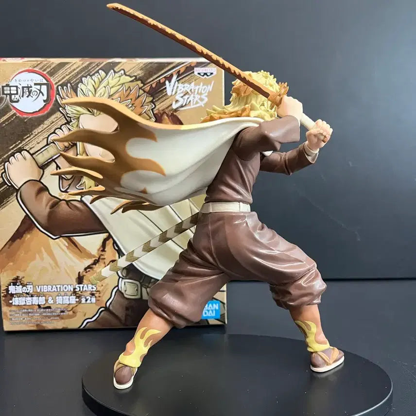 [BUNJANG] Demon Slayer Kyojuro Rengoku Vibration Stars Figure (Unsealed) / 개봉품 귀멸의칼날 렌고쿠 피규어 렌고쿠 바이브레이션 피규어 렌고쿠세피아