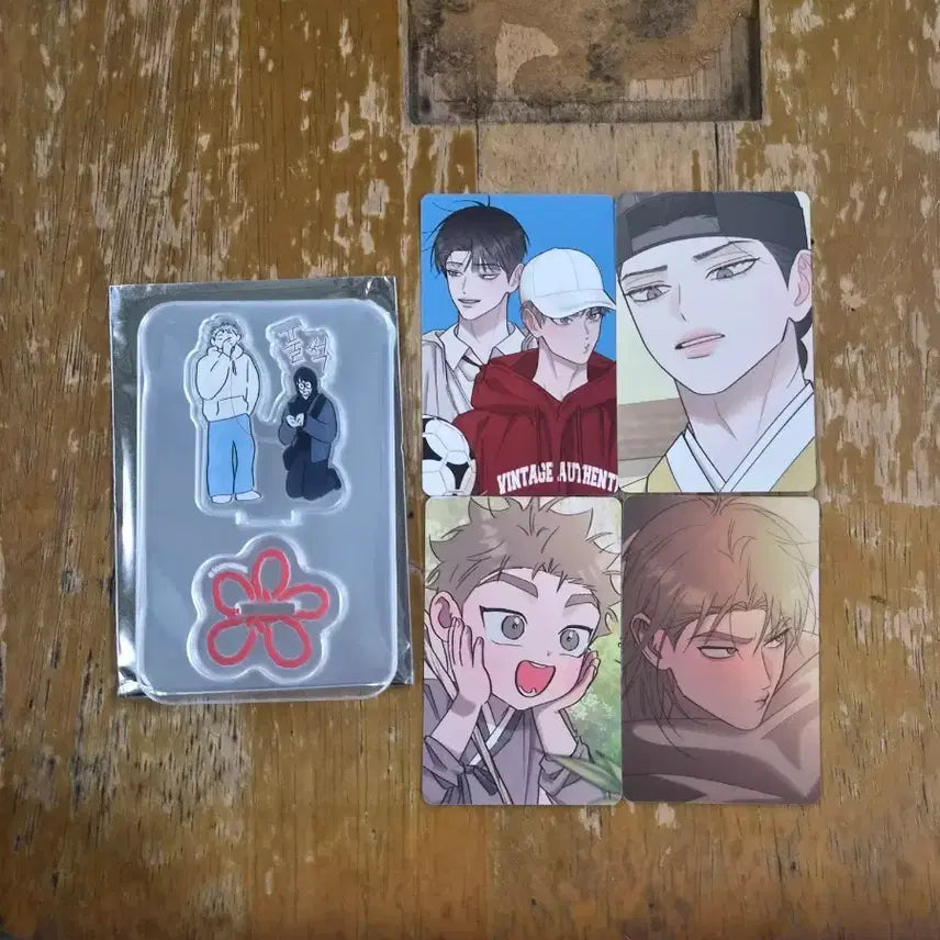 [BUNJANG] Hongsil Quest Seoul Pop-up Random Acrylic Stand &amp; Photocard Set / 홍실퀘스트 서울 팝업 굿즈 랜덤 아크릴 스탠드 전생 포카 1만원 특전 포토카드 홍기훈 이연