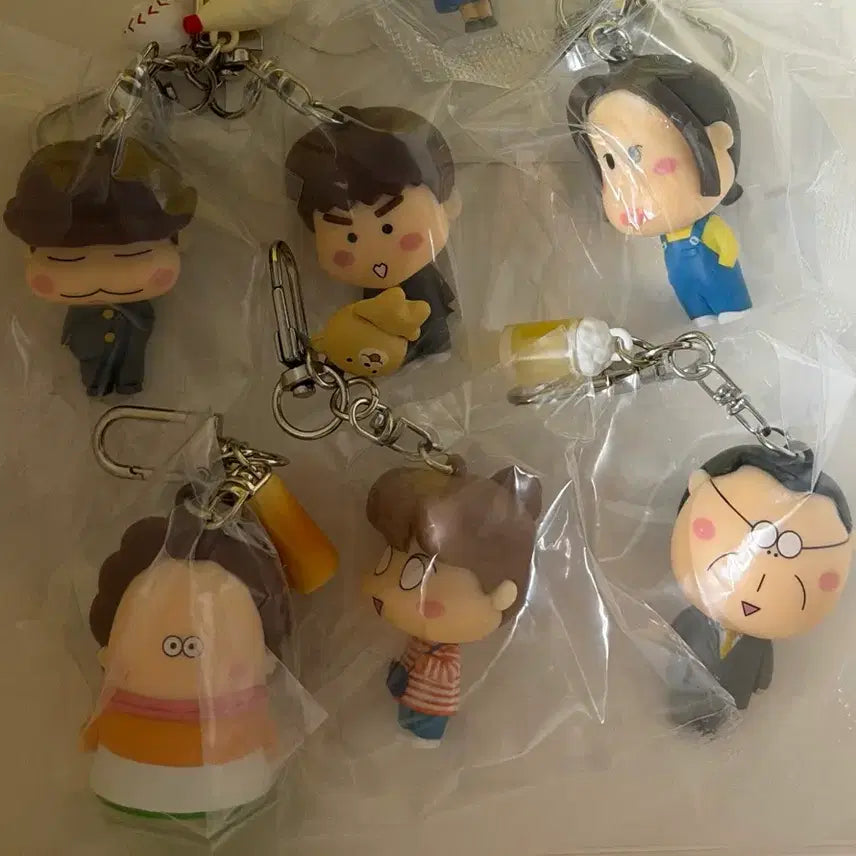 [BUNJANG] Atta Mamma Random Figure Keyring Full Set (Excluding Hidden) / 아따맘마 랜덤피규어키링 풀셋(히든제외)