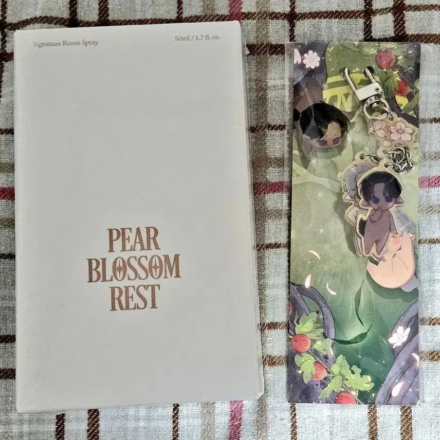 [BUNJANG] Baegiyaui Kkotgil Smyrna &amp; Capri Room Spray Acrylic Keyring / 백야의 꽃길 룸 스프레이 스미르나 앤 카프리 아크릴 키링