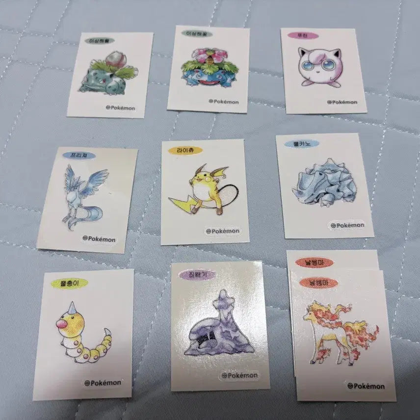 [BUNJANG] Pokemon 30th Anniversary Artwork Ttibsseal / 포켓몬 30주년 아트워크 띠부씰 판매