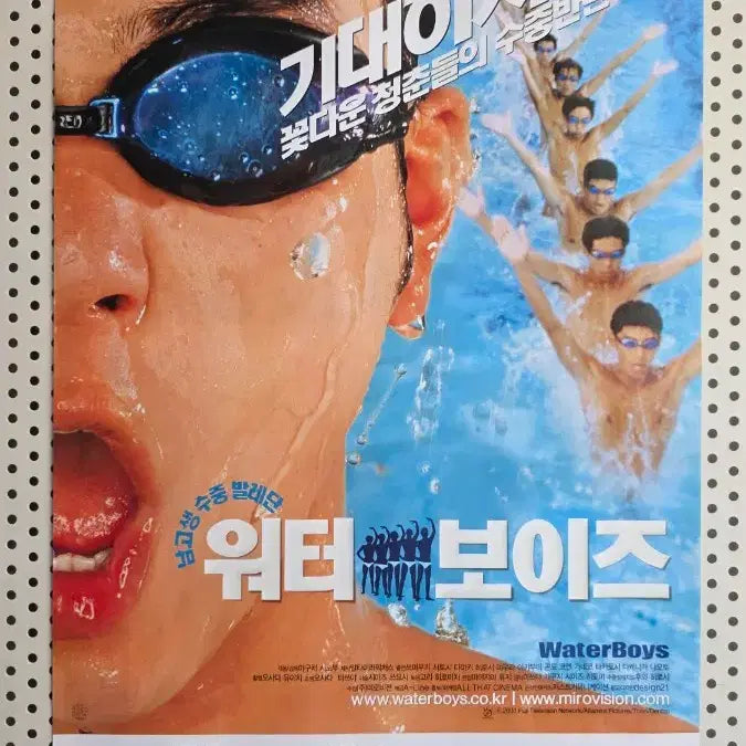 [BUNJANG] Waterboys Japanese Movie Poster / 일본 영화 워터 보이즈 영화 포스터 극장용