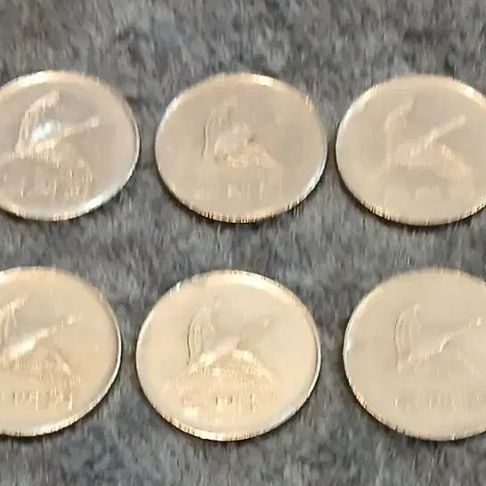 [BUNJANG] 1982 500 Won Coin Bundle Set (10 Coins) / 1982년 500원 동전 10개 일괄