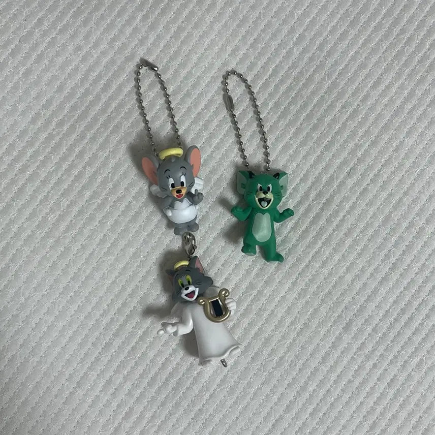[BUNJANG] Tom and Jerry Angel &amp; Devil Gacha Figures Bundle Set / 톰과제리 천사와 악마 대롱가챠 천사터피, 천사톰, 악마제리 3종 일괄