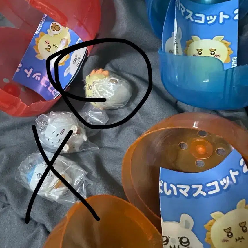 [BUNJANG] Chiikawa Food Mascot Gacha Set 2 / 치이카와 음식 마스코트 2가챠 시사