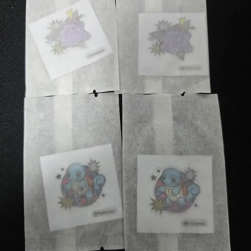 [BUNJANG] Olive Young Pokemon Sticker Set / 올리브영 선스틱 포켓몬 스티커 팝니다. (꼬부기 / 메타몽)