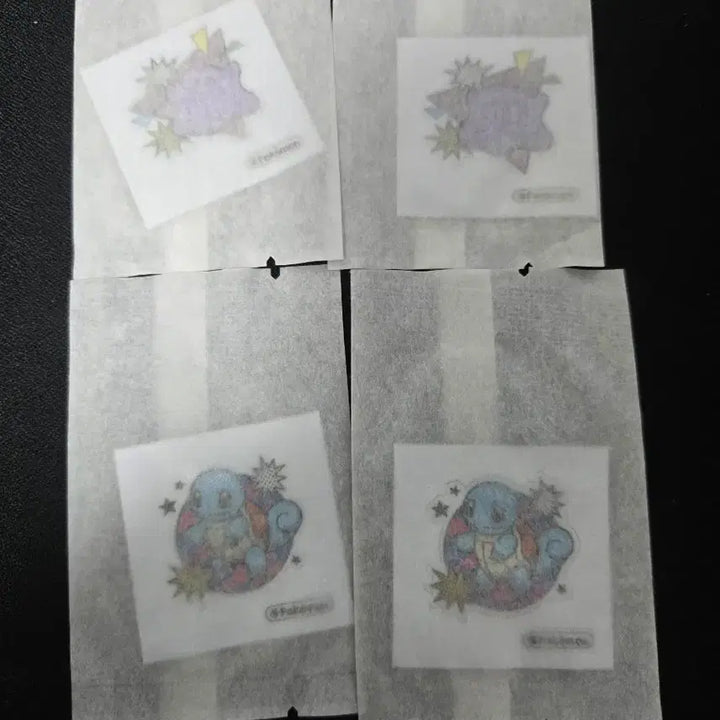 [BUNJANG] Olive Young Pokemon Sticker Set / 올리브영 선스틱 포켓몬 스티커 팝니다. (꼬부기 / 메타몽)