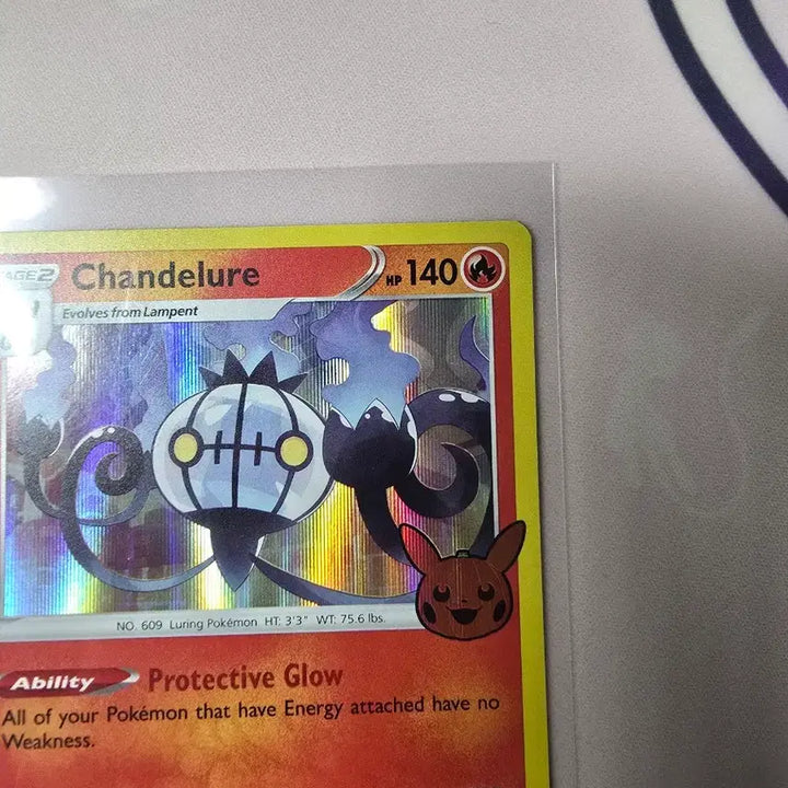 [BUNJANG] Pokemon TCG Chandelure 033/192 English Halloween Holo Trick or Trade / 포켓몬카드 샹델라 033/192 영문판 트릭 오어 트레이드 할로윈 홀로