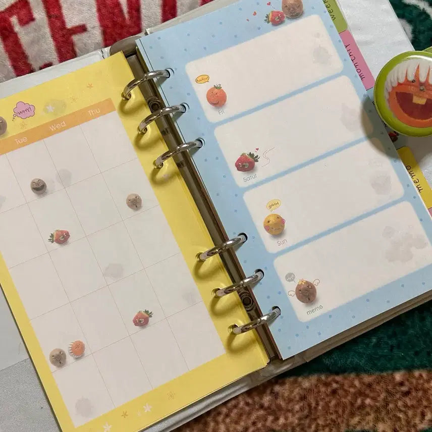 [BUNJANG] iFresh 6-Ring Diary / 고전문구 아이프레시 6공 다이어리