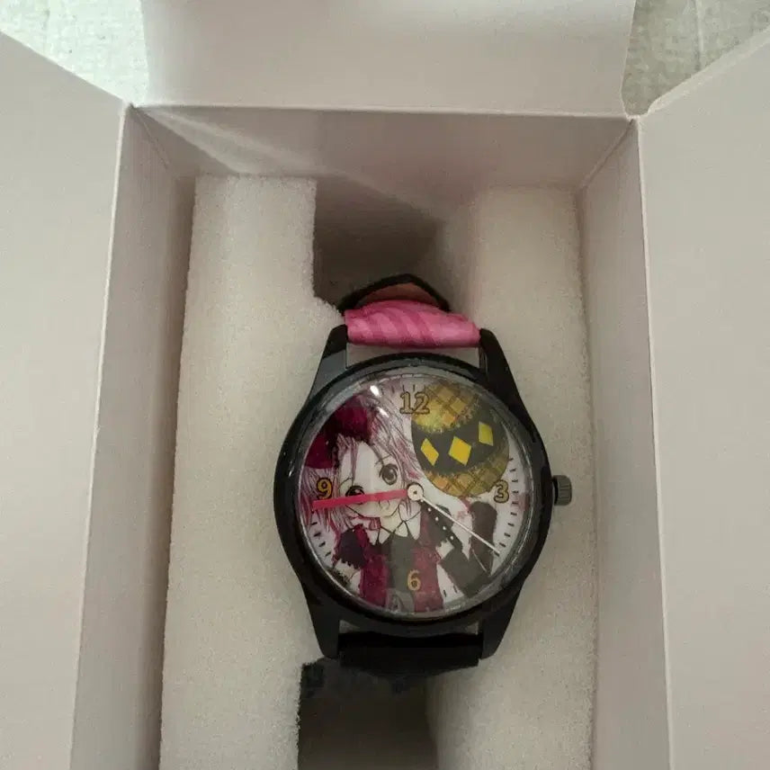 [BUNJANG] Garnet (Amethyst) Character Wristwatch / 캐릭캐릭체인지 캐캐체 아무 다이아 알 손목 시계