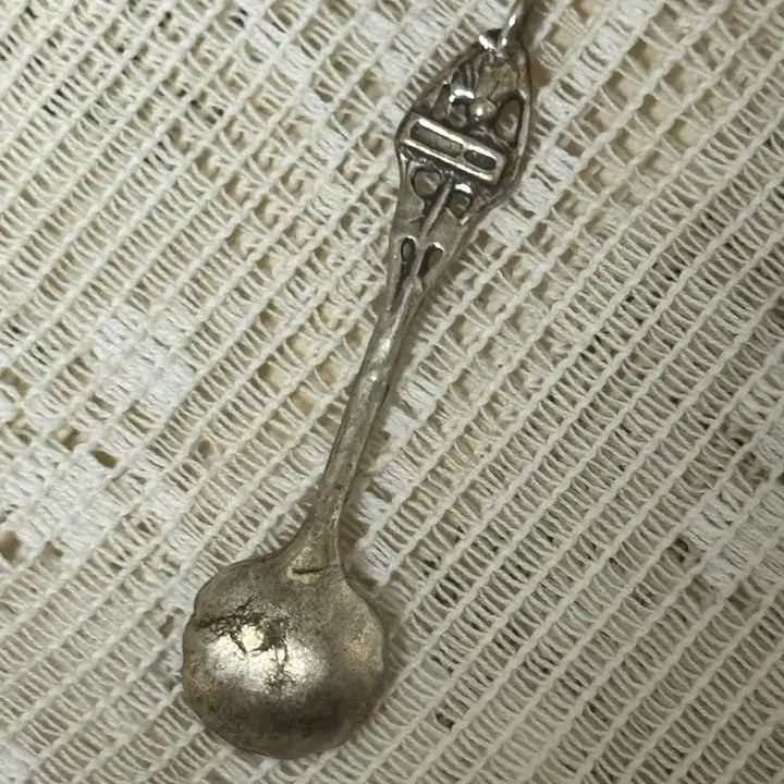 [BUNJANG] Vintage Italian Sterling Silver 800 Miniature Salt Spoon / 빈티지 이태리 스털링 은 800 미니어쳐 셀 스푼