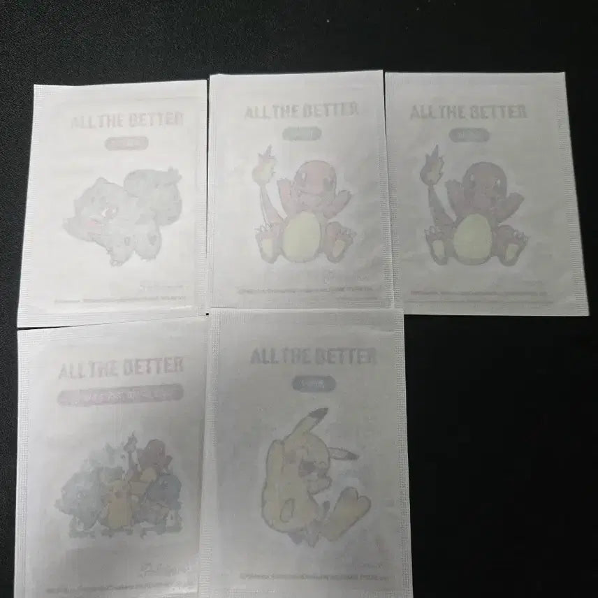 [BUNJANG] Pokemon Olde Butter Stickers (5 Pieces) / 포켓몬 올더베러 스티커 5장 팝니다.