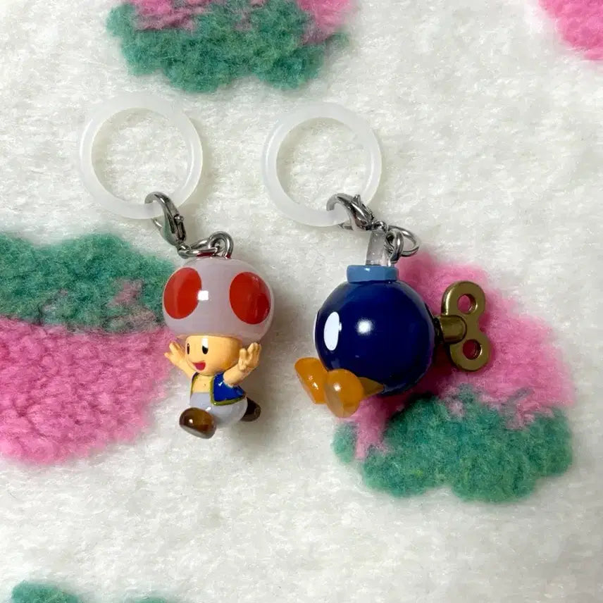 [BUNJANG] Super Mario Toad Bomb-Headed Mesirushi Gacha Keychain Bundle Set / 일괄) 슈퍼마리오 키노피오 폭탄병 메지루시 가챠 키링 양도