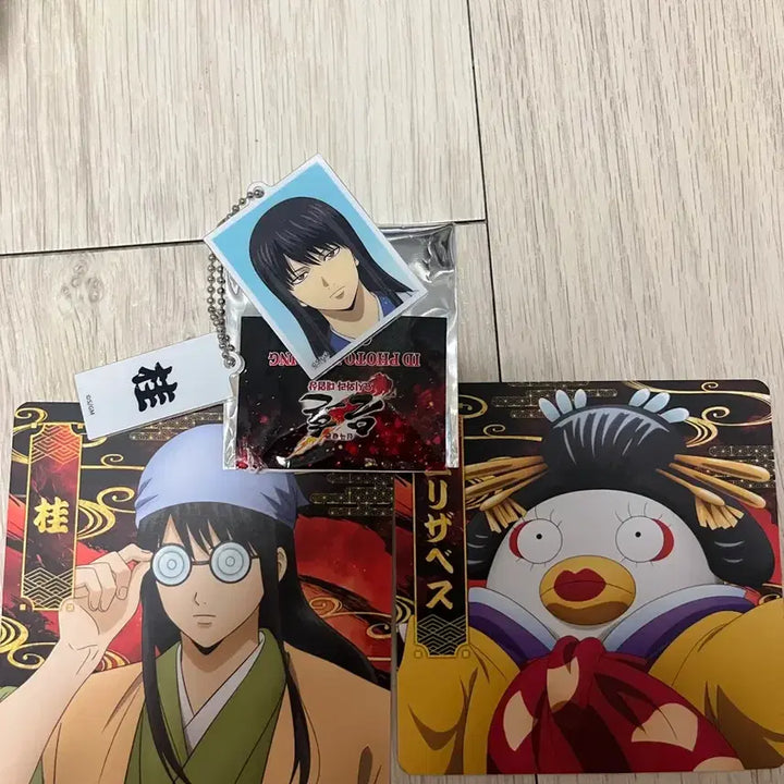 [BUNJANG] Gintama Popup Katsura Chara-ani Acrylic Keyring / 은혼 팝업 카츠라 증명사진 키링 특전