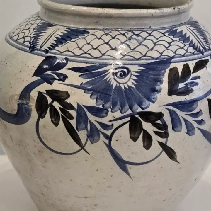[BUNJANG] Large Haeju White Porcelain Jar with Multiple Inscriptions (Joseon Dynasty) / 추전] 조선후기 내부 다중명문 대형 해주백자