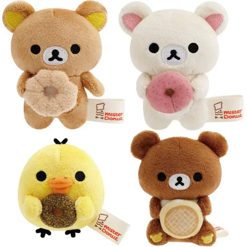 [BUNJANG] Rilakkuma Mister Donut Collaboration Tenori Doll / 리락쿠마 미스터도넛 테노리 인형