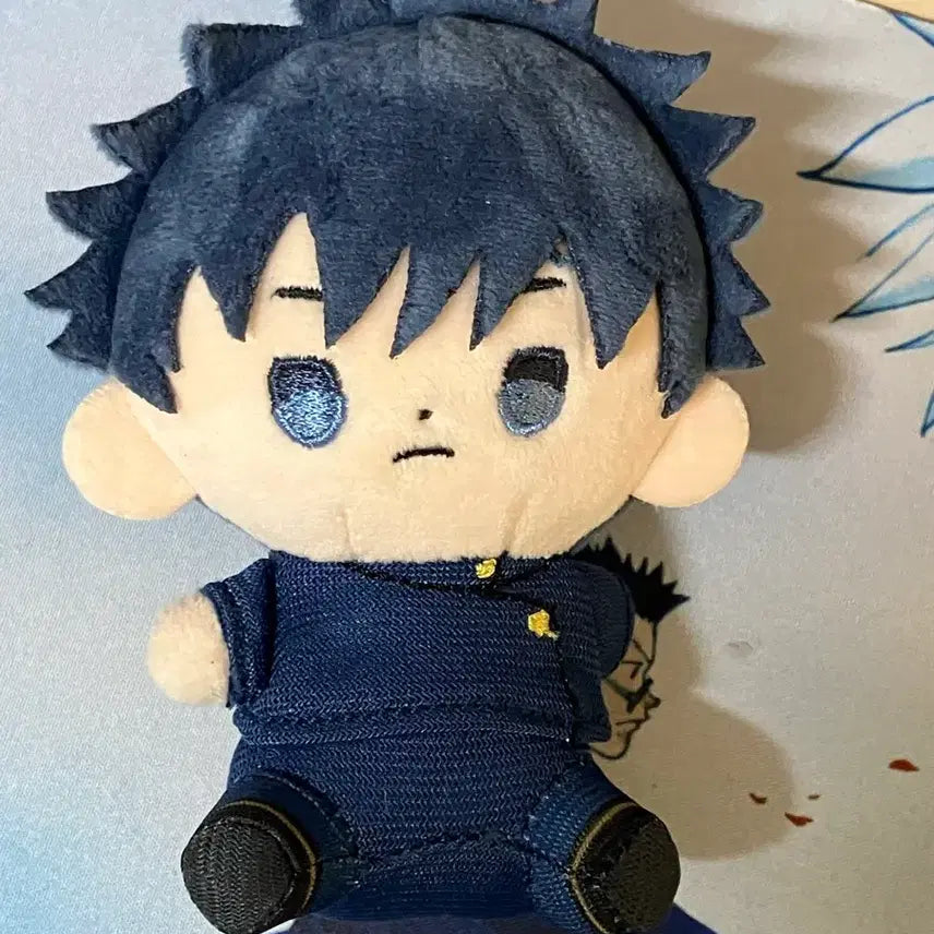 [BUNJANG] Jujutsu Kaisen Fushiguro Megumi Plush Doll / 주술회전 후시구로 메구미 인형 누이