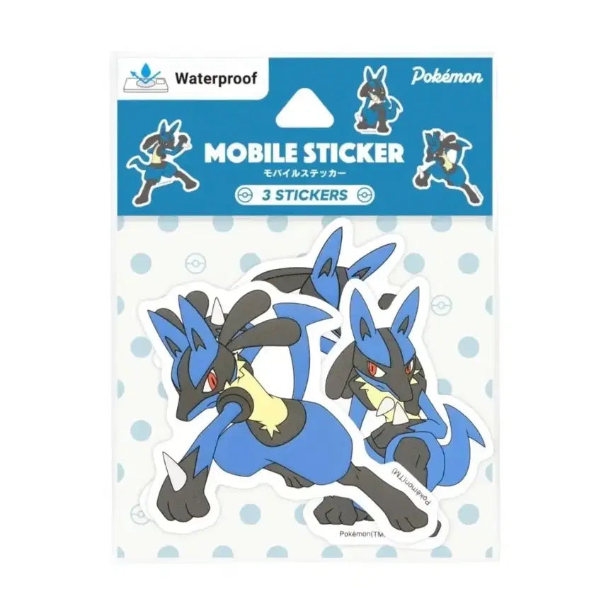 [BUNJANG] Pokemon Lucario Mobile Sticker / 포켓몬스터 루카리오 모바일 스티커