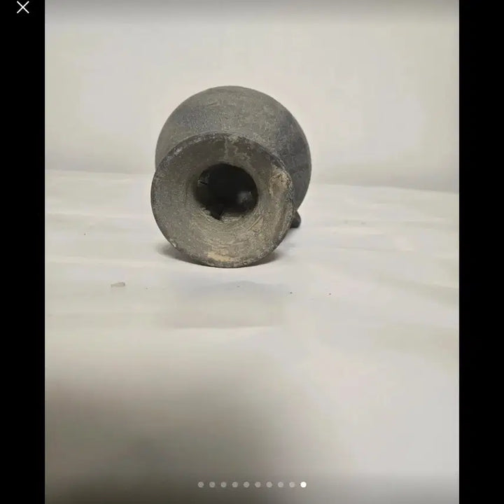 [BUNJANG] Antique Silla Dynasty Style Pottery Cup (Ship-shaped with Handle) / 골동품/삼국시대 양식 토기 잔 (파수부 배형토기)