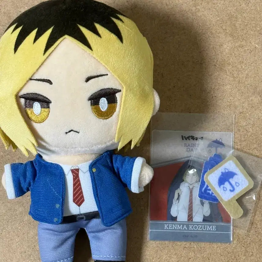 [BUNJANG] Haikyuu!! Kozume Kenma Weather Mascot Plush / 급처) 하이큐 코즈메 켄마 날씨 인형 누이