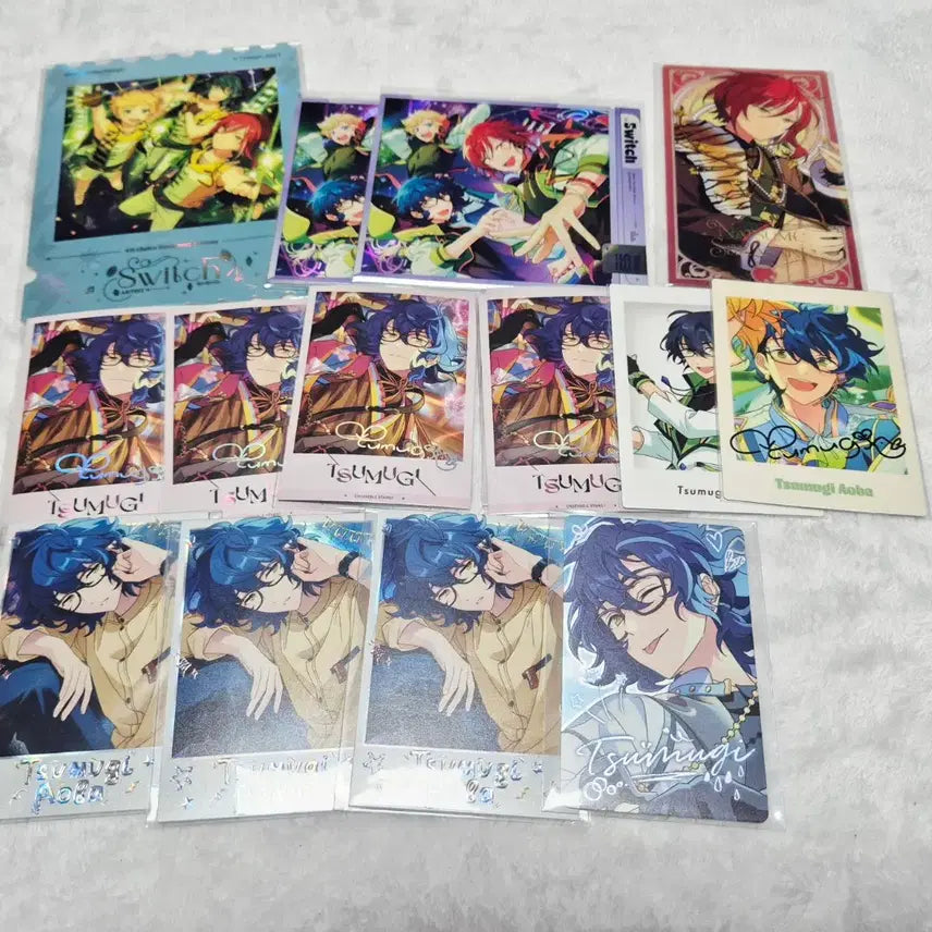 [BUNJANG] Ensemble Stars Aoba Tsumugi Paper Goods Bundle Set (Sealed) / (미개봉) 앙스타 아오바 츠무기 사카사키 나츠메 지류 일괄 급처