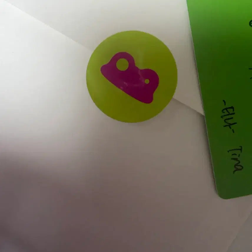 [BUNJANG] Unchiled Tina Autographed Postcard Frog Malangi / 언차일드 티나 쇼케 친필 엽서 개구리 말랑이 양도