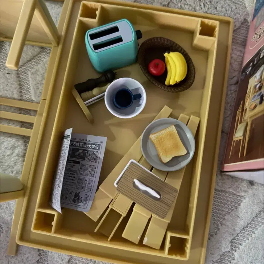 [BUNJANG] Re-Ment Dining Table Set / 리멘트 식완 식탁 테이블 다이닝 테이블