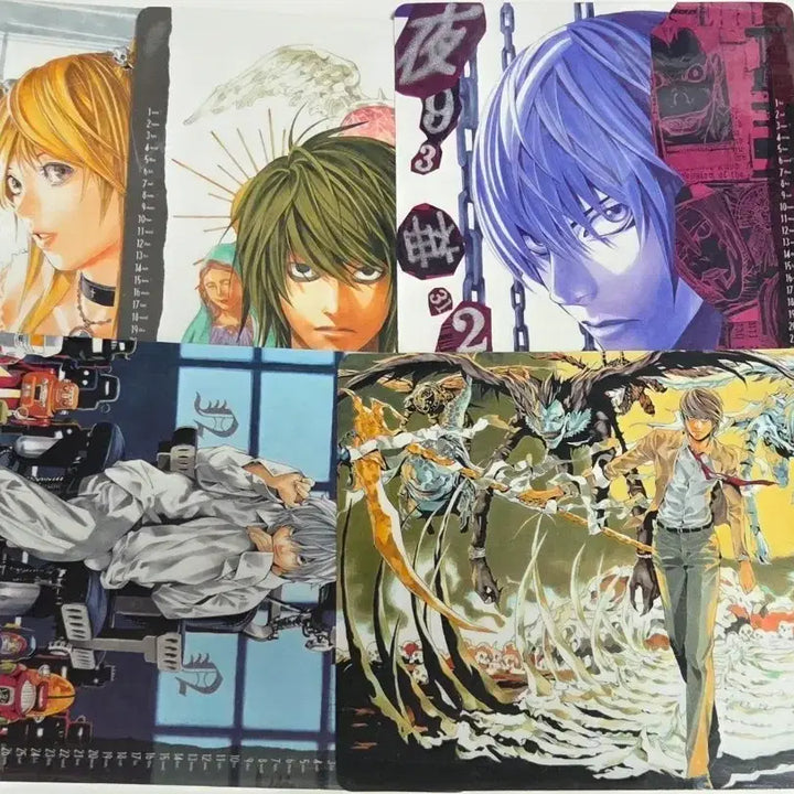 [BUNJANG] Death Note Vol. 12 Limited Edition Illustration Calendar (5 Sheets) / 데스노트 12권 한정판 일러스트 캘린더 5장