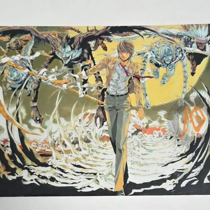 [BUNJANG] Death Note Vol. 12 Limited Edition Illustration Calendar (5 Sheets) / 데스노트 12권 한정판 일러스트 캘린더 5장