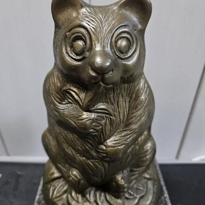 [BUNJANG] Bronze Panda Bear Statue / 판다 곰 동상
