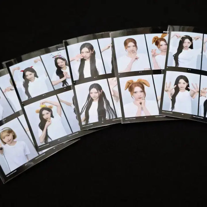 [BUNJANG] RESCENE Official Goods Photocard Set (Wonie, Minami, Liv, Mae, Zena) / 신상 리센느 공식굿즈 스티커사진 셀카 포카 스내피즘 RESCENE 원이 미나미 리브 메이 제나 인생네컷 세트