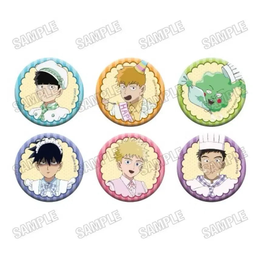 [BUNJANG] Mob Psycho 100 Reigen Birthday Can Badge / 모브사이코100 레이겐 캔뱃지