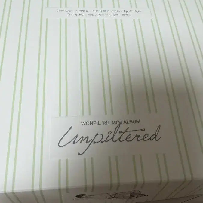 [BUNJANG] Day6 Wonpil Unfiltered CD+Photobook / 데이식스 원필 언필터드
