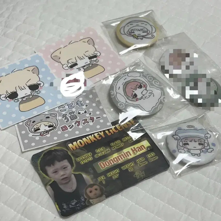 [BUNJANG] BOYNEXTDOOR Taesan Liu Pin Button Badge Bundle Set / 보넥도 비공굿 태산 리우 이한 핀버트 뱃지 일괄 양도