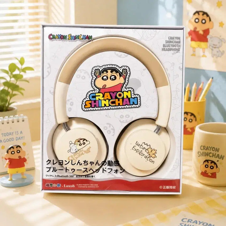 [BUNJANG] Crayon Shin-chan Wireless Bluetooth Headphones (TV20) / (미개봉) 짱구는 못말려 무선 블루투스 헤드폰(TV20)
