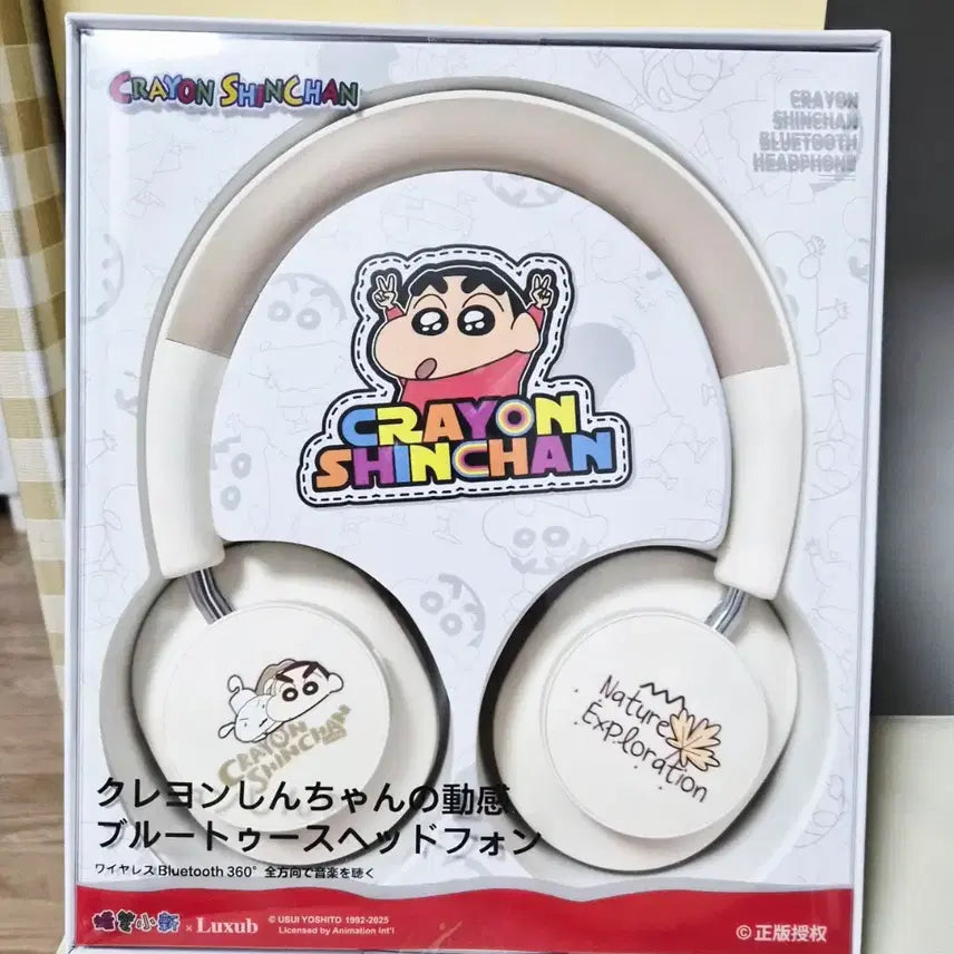 [BUNJANG] Crayon Shin-chan Wireless Bluetooth Headphones (TV20) / (미개봉) 짱구는 못말려 무선 블루투스 헤드폰(TV20)