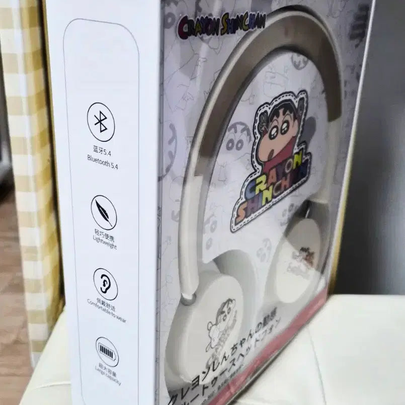 [BUNJANG] Crayon Shin-chan Wireless Bluetooth Headphones (TV20) / (미개봉) 짱구는 못말려 무선 블루투스 헤드폰(TV20)