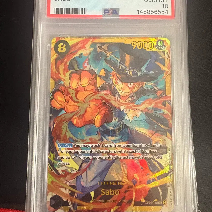 [BUNJANG] One Piece TCG SEC Sabo OP07-118 English PSA 10 / 사보 SEC OP07-118 EN 판매합니다