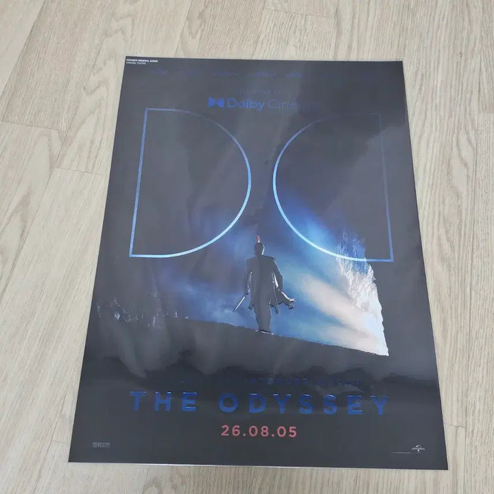 [BUNJANG] Odyssey Original Ticket &amp; Dolby Poster Bundle / [2종일괄] 오디세이 오리지널티켓 돌비 포스터 오티 돌포