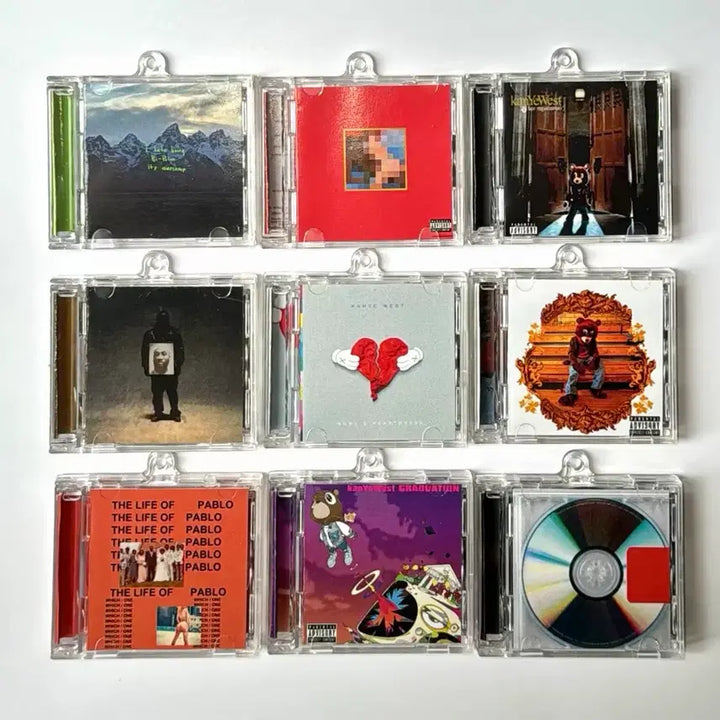 [BUNJANG] Kanye West College Dropout NFC Album Keychain Set / 칸예 nfc 앨범 키링