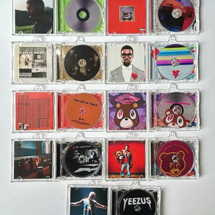 [BUNJANG] Kanye West College Dropout NFC Album Keychain Set / 칸예 nfc 앨범 키링
