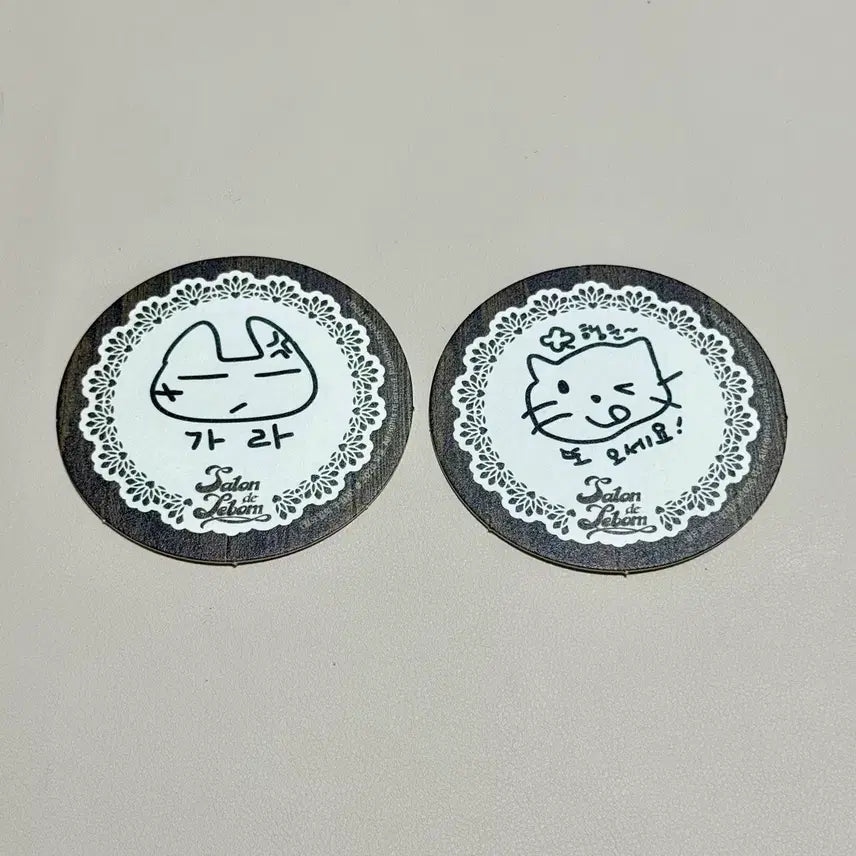 [BUNJANG] Salon de Bon Monday Savior Coaster Set / 살롱드르봉 대만 레봄 월요일의 구원자 특전 코스터 공수 세트 양도