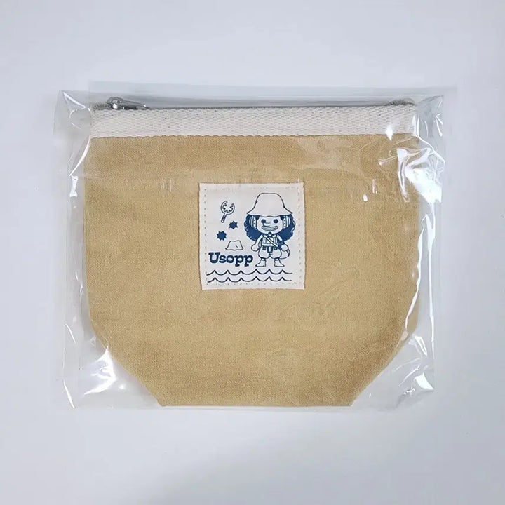 [BUNJANG] One Piece Usop Canvas Pouch 25th Anniversary / 원피스 굿즈 캔버스 파우치 우솝 삼각 애니메이션 25주년 대원 더현대 팝업