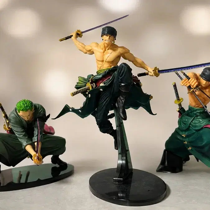 [BUNJANG] One Piece Zoro Figure BWFC 3 Set Bundle / 원피스 조로 피규어 조형왕 bwfc 3종세트 일괄